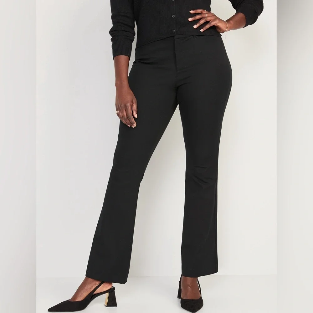 NWT! Black High-Waisted Pixie Flare Pants - Multiple Sizes💙 - Picture 5 of 10